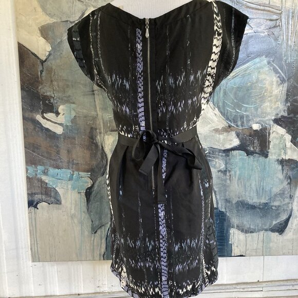 Bebop Retro Dress Rockabilly Belted Nipped Waist Flattering Fit Sz Small - Picture 3 of 14